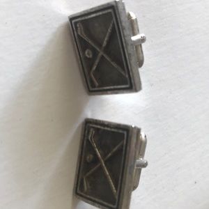 vintage Swank golf club cufflinks
